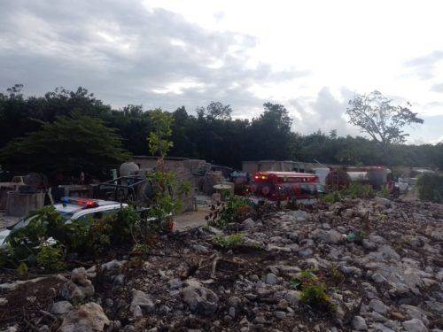 MOVILIZACIÓN POLICÍACA EN KUSAMIL || Se registra fuerte explosión en la Laguna artificial de kusamil.