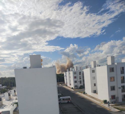 MOVILIZACIÓN POLICÍACA EN KUSAMIL || Se registra fuerte explosión en la Laguna artificial de kusamil.