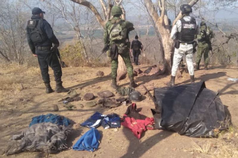 campamento Aguililla Michoacán