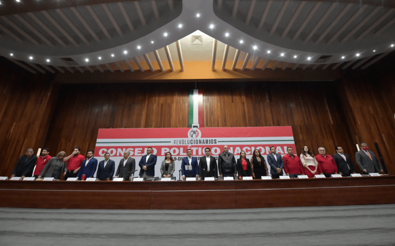 consejo nacional del PRI con Alejandro Moreno