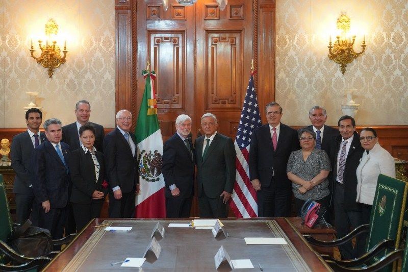 México y EE.UU. intercambian cartas por bicentenario de relaciones bilaterales. Foto de Twitter López Obrador