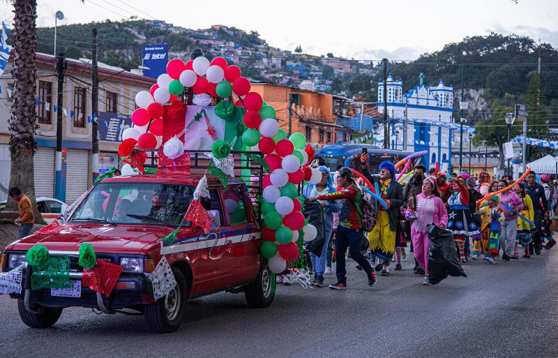 payasos Virgen de Guadalupe Chiapas San Cristóbal de las casas