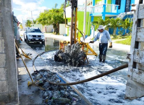 Amplía gobierno de Puerto Morelos la red de pozos de absorción