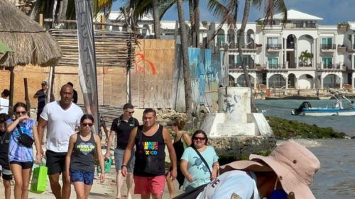 Avanza Aguakán con obras de nuevo drenaje sanitario en Playa del Carmen