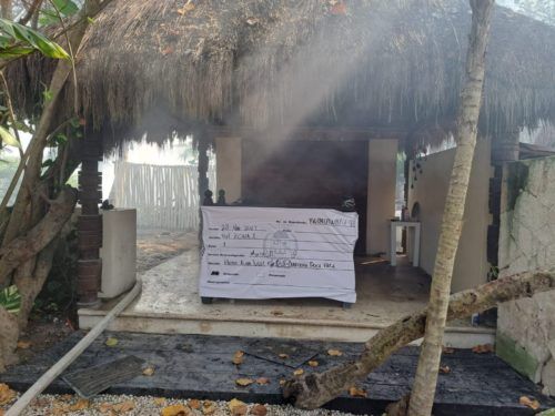NUEVE PALAPAS DESTRUIDAS | Se “incendia” hotel clausurado por la Fiscalía en Tulum
