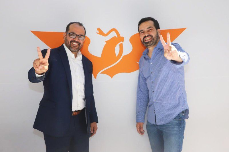 Omar Castañeda y Jorge Álvarez Movimiento Ciudadano