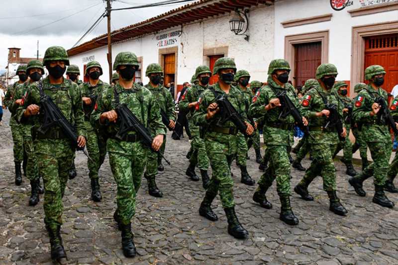 Las "atrocidades" en México aumentaron 17 por ciento en 2022 - militares-sedena-fuerzas-armadas-militarizacion-1024x683