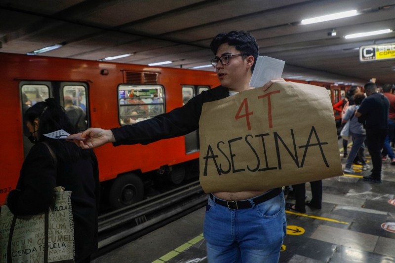 Protestan para que retiren Guardia Nacional del Metro - metro-protesta2-1024x683