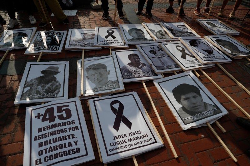 Suman 50 muertos por protestas en Perú