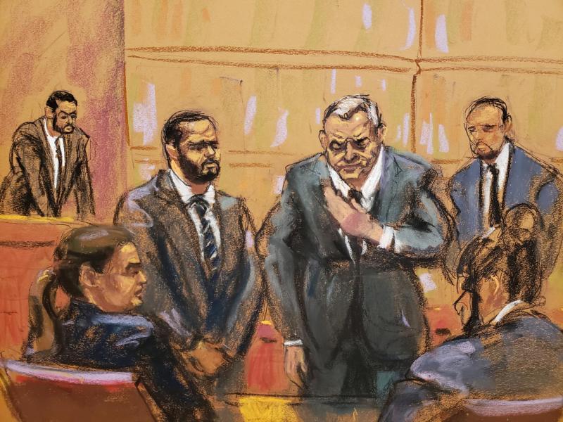 Genaro García Luna retrato juicio oposición