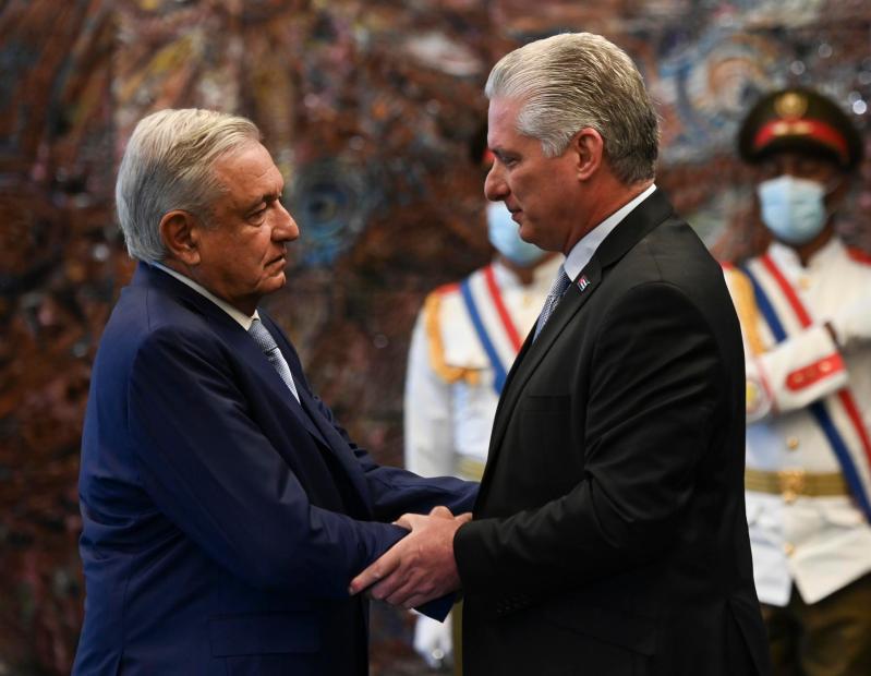 AMLO López Obrador Cuba Miguel Díaz Canel