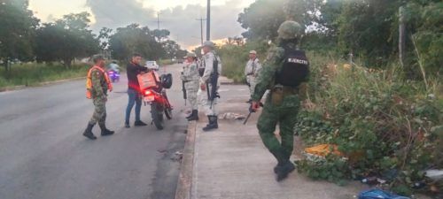 SERÁ QUE PUEDAN || Ejército y Guardia Nacional vigilan las calles de Cancún