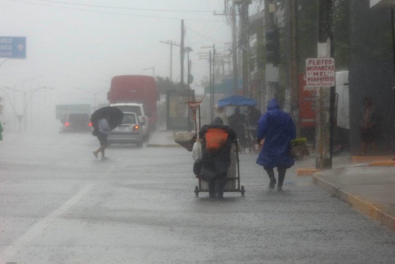 Prevén lluvias torrenciales en Chiapas, Tabasco, Oaxaca y Veracruz. Foto de EFE