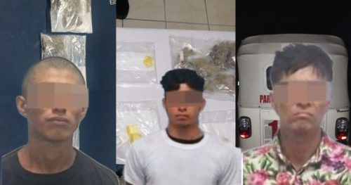 Encarcelan a tres malandros por vender drogas en Playa del Carmen