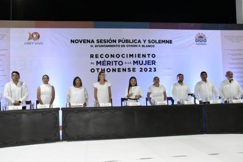 Ayuntamiento de OPB entrega el "Reconocimiento al Mérito a la Mujer Othonense 2023"