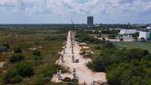 Obra del puente Nichupté con avance de 11.5%, señala Mara Lezama