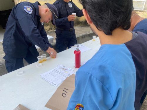 Realiza SSP prueba toxicológicas a policías de Felipe Carrillo Puerto