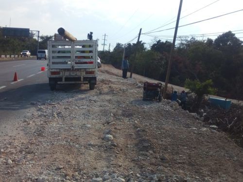 Explosiones de bancos de material pétreo afectan cenotes de Puerto Aventuras