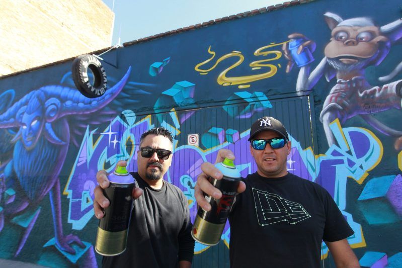 Mural de 'Pinocchio' honra a Guillermo del Toro en Guadalajara. Foto de EFE