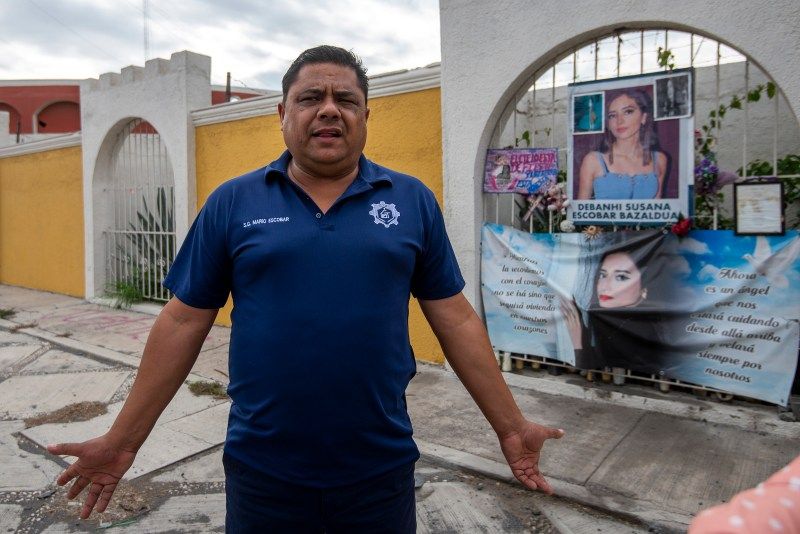 "Ni una menos", exige padre de Debanhi desde el norte de México. Foto de EFE