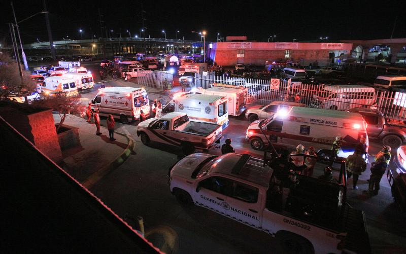 Suman 39 muertos por incendio en estación migratoria de Ciudad Juárez - 4ba504ec583af0f3fa29a519bd5c1d490cb576few-1024x642
