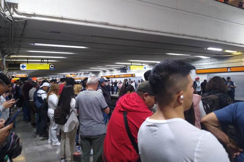 Línea 7 Metro CDMX falla luz