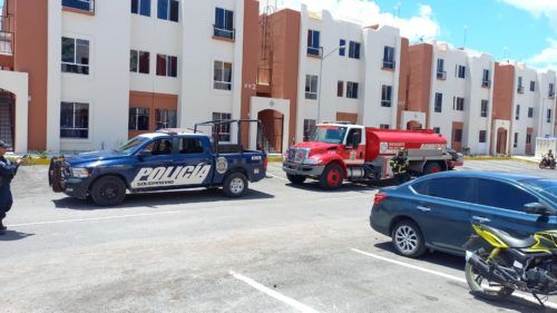 Atienden fuga de gas en un tanque en mal estado en Villas del Sol