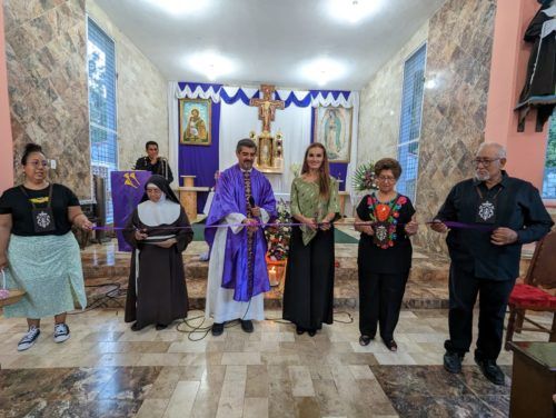 Celebran a la Virgen de los Dolores e inauguran Altar Patrimonio Cultura de México