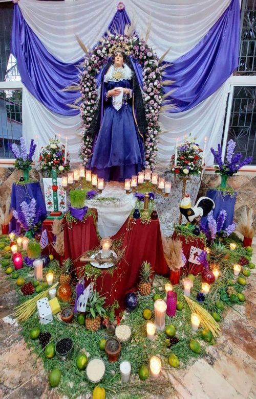 Celebran a la Virgen de los Dolores e inauguran Altar Patrimonio Cultura de México