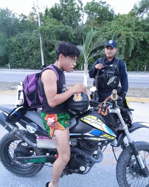 Instalan punto de control preventivo en Tulum