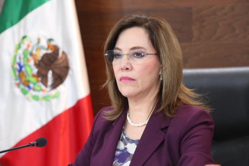 Blanca Lilia Ibarra, comisionada presidenta del Instituto Nacional de Transparencia (INAI). Foto de Twitter INAI