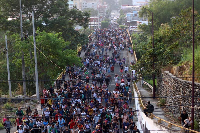 migrantes migración viacrucis Chiapas