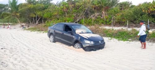 Advierten onerosas multas a autos que ingresen a las playas de Solidaridad
