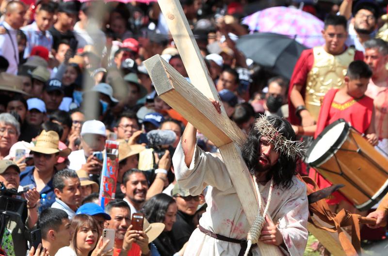 Viacrucis de Iztapalapa resiste a su segunda pandemia - iztapalapa-semana-santa-2023-1024x677