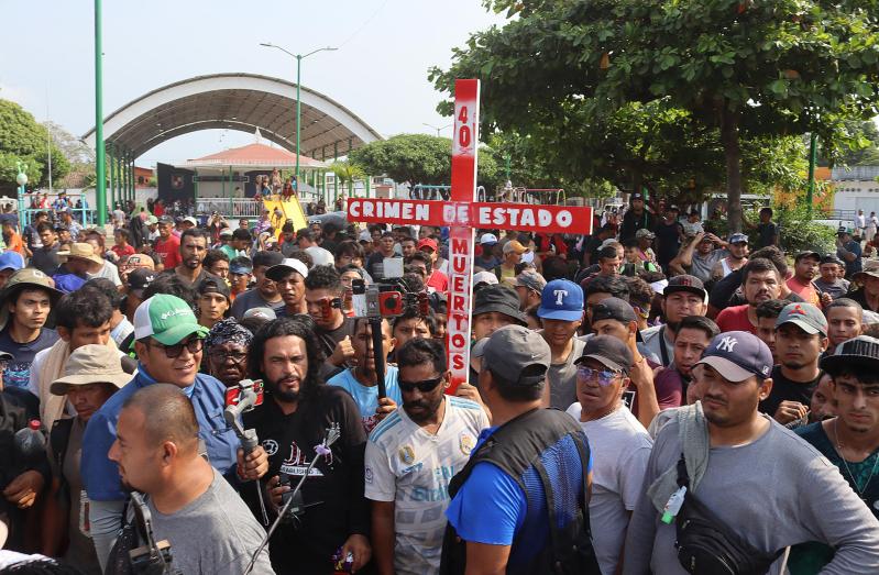 viacrucis migrante migrantes migración Chiapas