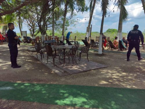Vigilan balnearios de Bacalar para mantener el orden y seguridad