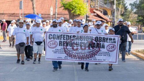 Diego Castañón conmemora el Día del Trabajo y anuncia primer pago de laudo laboral trabajadores del SUTSAT