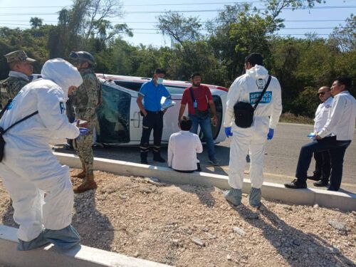 CARRETERA DE LA MUERTE 307 || Pierde la vida un trabajador al ser atropellado por un taxista en tramo Tulum- Playa del Carmen