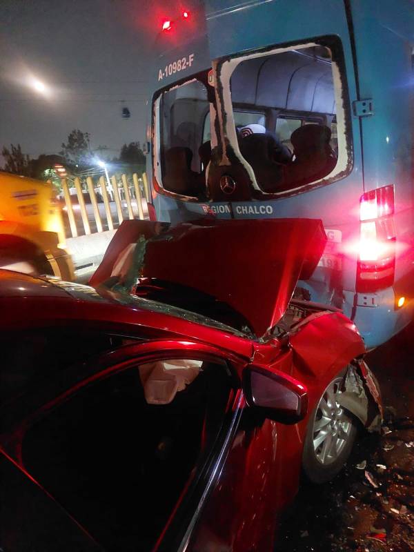 Accidente en la México-Puebla deja un muerto; colapsa circulación hacia CDMX - choque-en-la-autopista-mexico-puebla-768x1024