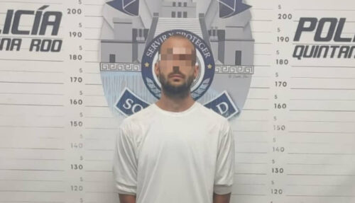 Alemán conducía su auto con licencia falsa en Playa del Carmen