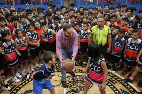 Histórica inauguración del II Torneo de la Liga Municipal Infantil y Juvenil de Baloncesto