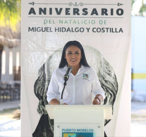 Encabeza Blanca Merari ceremonia cívica con motivo del 270 aniversario del natalicio de don Miguel Hidalgo y Costilla