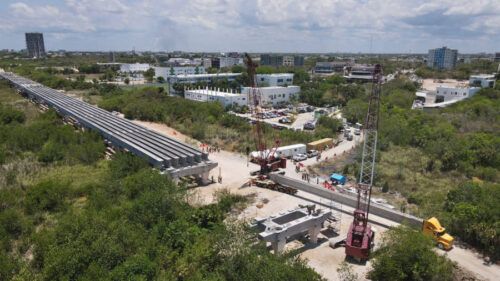 MARA SUPERVISA OBRAS || Puente vehicular Nichupté transformará la imagen de Cancún