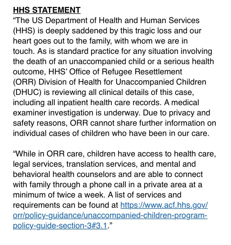 Muere menor migrante que permanecía bajo custodia de autoridades en Florida - menor-muere-en-custodia-de-autoridades-966x1024