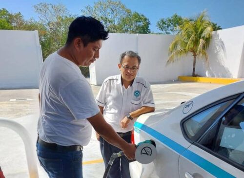 Inicia operaciones la estación de servicios para taxistas de Playa del Carmen