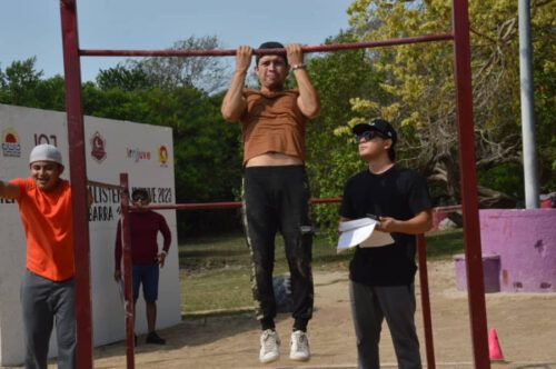 Gran respuesta de jóvenes al Primer Torneo de Calistenia batalla de Barras IMJUVE 2023