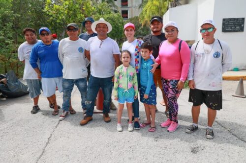 Exitoso Limpiatón en Tortugranja convocado por Atenea Gómez