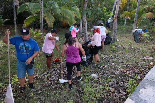 Exitoso Limpiatón en Tortugranja convocado por Atenea Gómez