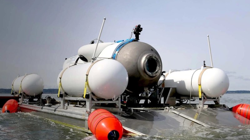 EE.UU. envía otro sumergible al rescate del submarino turístico perdido en el Atlántico; estiman que el soporte vital se terminará el jueves - titan-titanic-submarino-1024x576