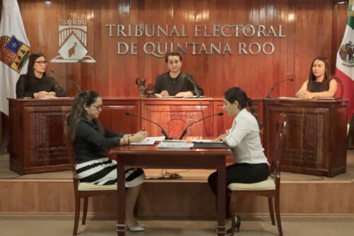 Desecha Teqroo recurso del PRD contra mural de Mara Lezama en el Congreso del estado